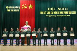 Bộ CHQS tỉnh Thái Nguyên: Triển khai nhiệm vụ quân sự, quốc phòng năm 2021